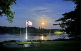 testimonial comment flag pole led lights