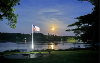 testimonial comment flag pole led lights